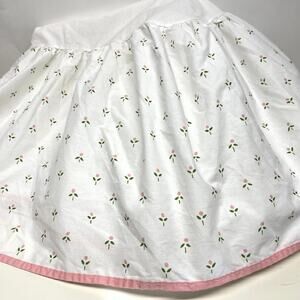 Laura Ashley Calico Bed Skirt Dust Ruffle Full Size